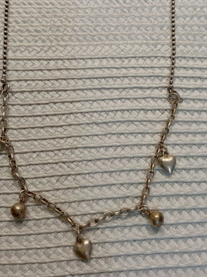 Silver Necklace 925 like new, youthful design