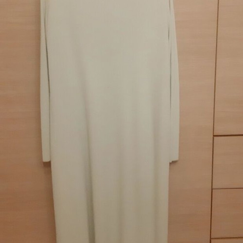 Zara summer long knitted cardigan Large, new, light green viscose