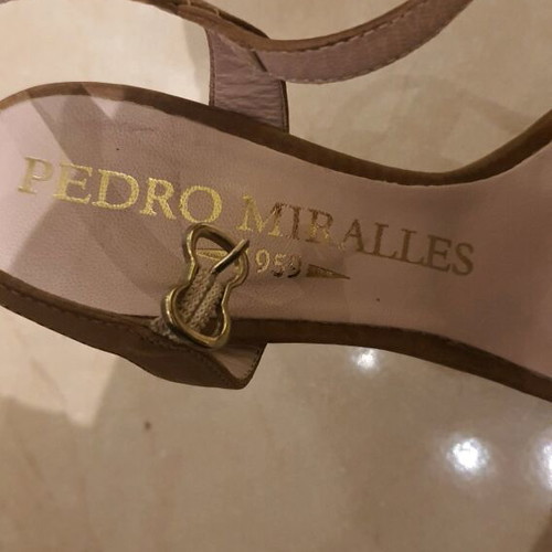 Pedro Miralles 1959 leather sandals brown like new, size 37