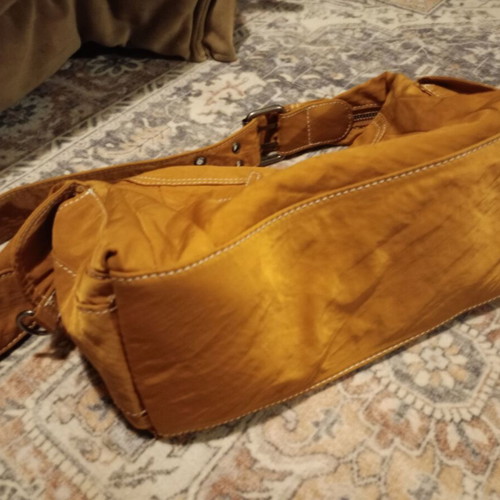 Pull&Bear Shoulder Bag New Mustard Color with Adjustable Strap