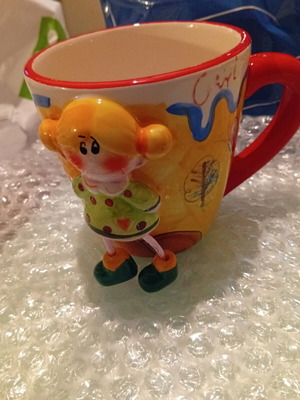 Ceramic 3D mug new with girl design