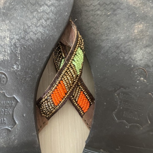 Slippers used size 36 beige