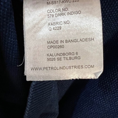 Petrol Industries polo shirt used, blue