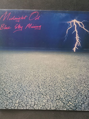 Midnight Oil Blue Sky Mining vinyl used, Greek first press 1990