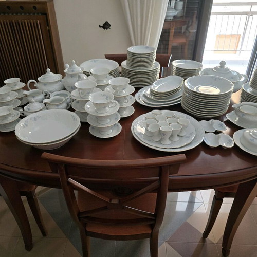Vintage porcelain service Wawel 1970