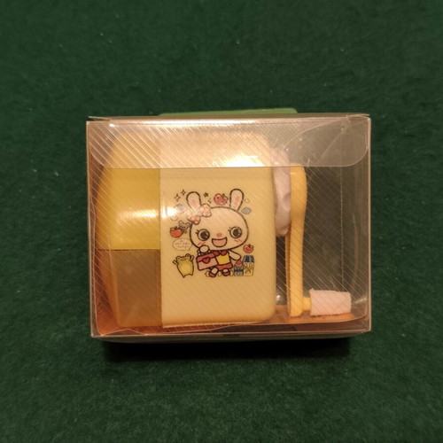 Children's Manual Desk Pencil Sharpener with Crank, Yellow