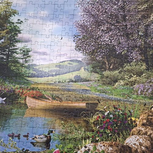 Assembled puzzle 48 x 68 cm like new