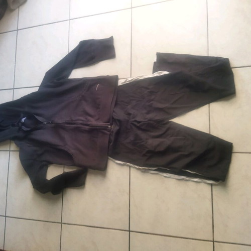 Body Move leggings and jacket used, black