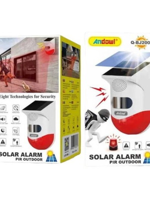 Andowl Autonomous Wireless Motion Detector with Siren and Remote Q-BJ200 new