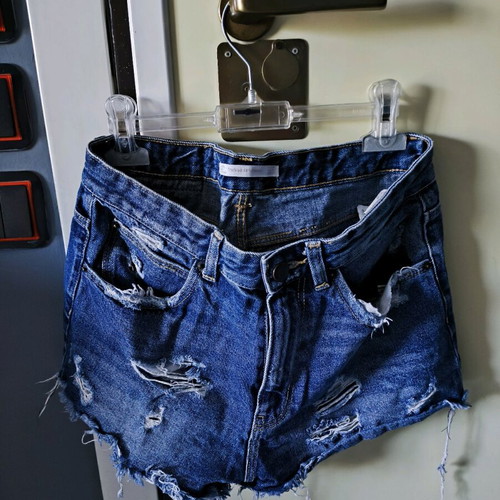 Zara Τζιν Σορτς Σαν Καινούργιο, Μπλε, Νούμερο 36 Small