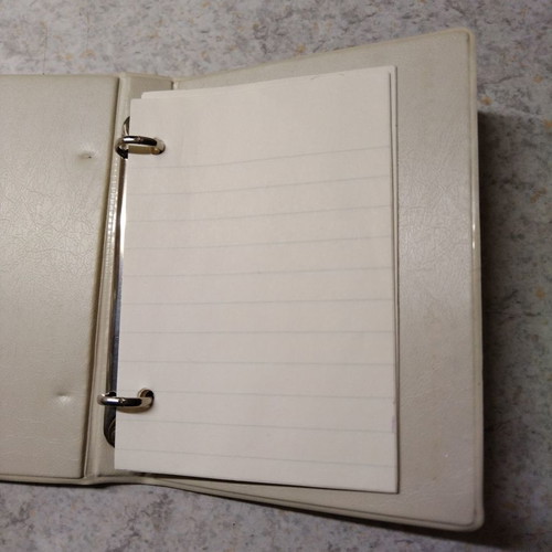 Vintage small dossier 10x15cm
