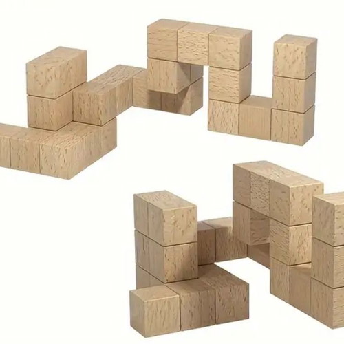 Wooden puzzle Cube new