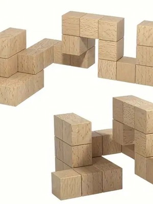 Wooden puzzle Cube new