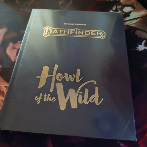 Pathfinder 2e Howl of the Wild Special Edition book new, Greek