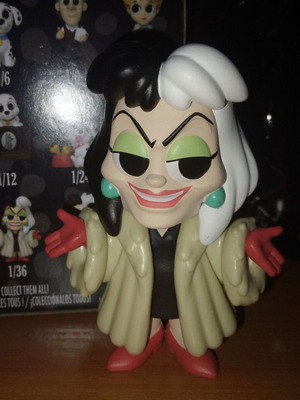 Disney 101 Dalmatians φιγούρα Cruela Devil Funko minis καινούργιο 1/36