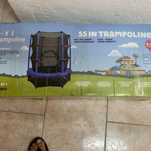 Trampoline like new, up to 40 kg