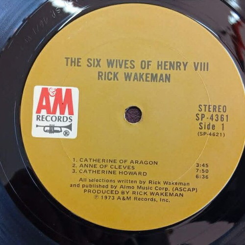 Rick Wakeman The Six Wives Of Henry VIII LP used, prog rock