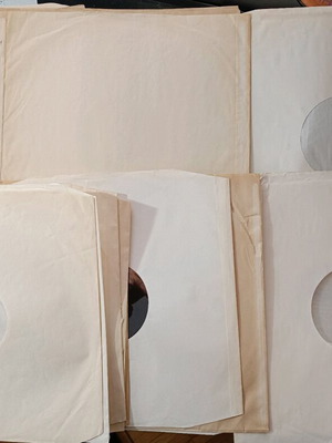 Record sleeves used, pack of 25 large 33 rpm