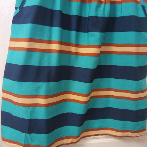 Peacocks summer dress like new, blue and brown