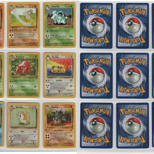 Pokemon Base Set 2 Unlimited Complete Common & Uncommon Set 89 Cards like new
