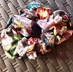 Scrunchie colorful handmade