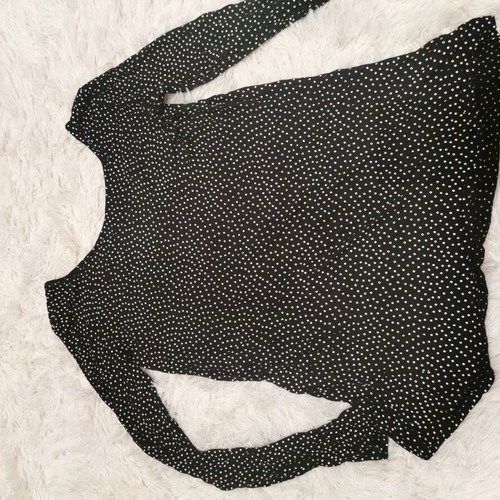 Zara Long Sleeve Shirt Size L like new, black