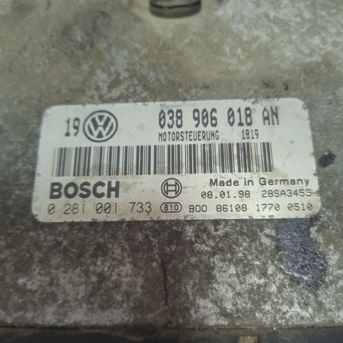 ECU computer VW Golf 1.9 TDI used 038906018AN 0281001733