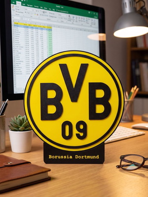 Borussia Dortmund Logo new, 21cm x 23cm