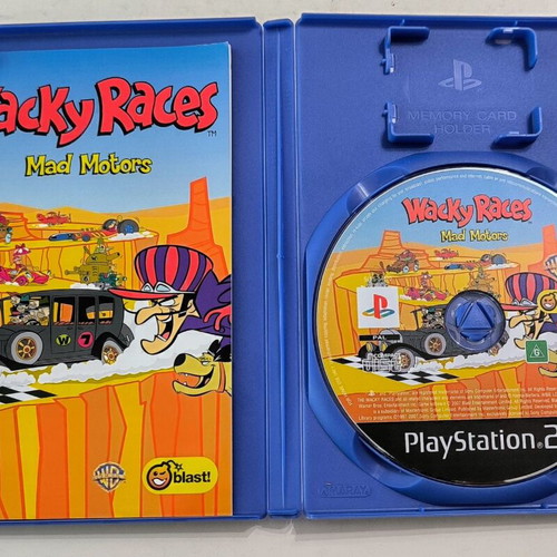 Sony PlayStation 2 Wacky Races: Mad Motors game like new