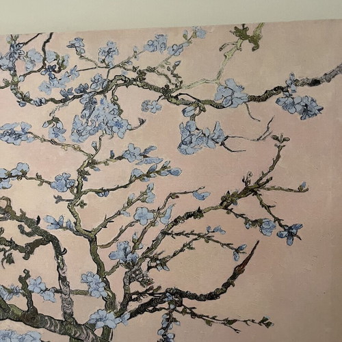 Canvas painting Almond Blossoms by Vincent van Gogh, new, 65x40cm
