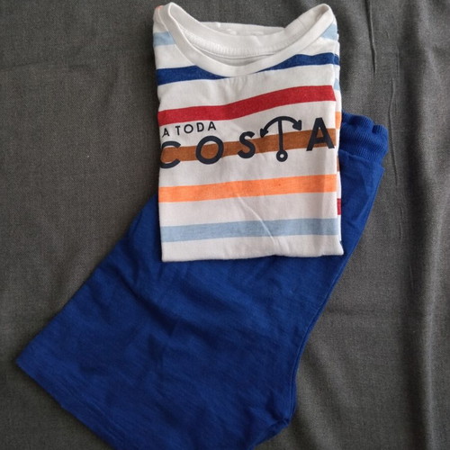 Mayoral set with sleeveless shirt and shorts for 5-year-old boy