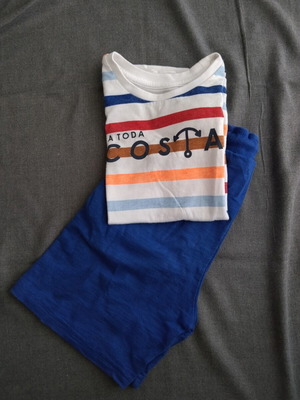 Mayoral set with sleeveless shirt and shorts for 5-year-old boy