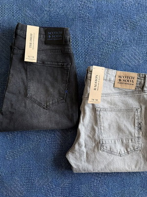 Scotch & Soda Jeans new, sizes 32 and 34, gray