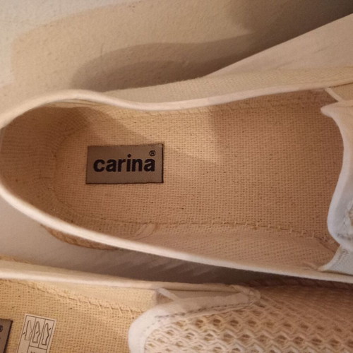 Carina espadrilles size 46, beige, breathable