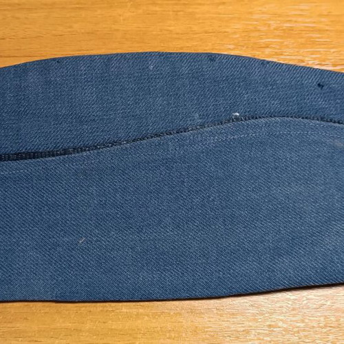Military aviation cap used, old with signs of wear