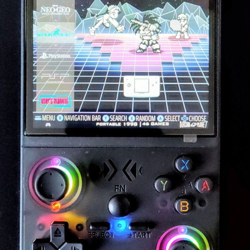 XF40V Retro Handheld Game Console Linux 4.0'' IPS Screen New