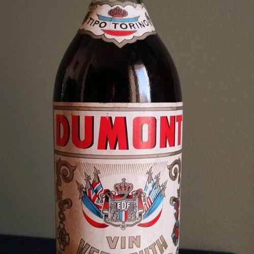 Φιάλη βερμούτ Dumont Tipo Torino 1966 vintage σφραγισμένη σαν καινούργιο