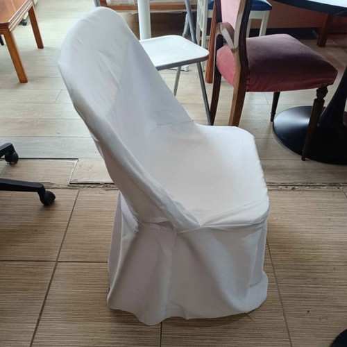 Chair covers used, pack of 10, white