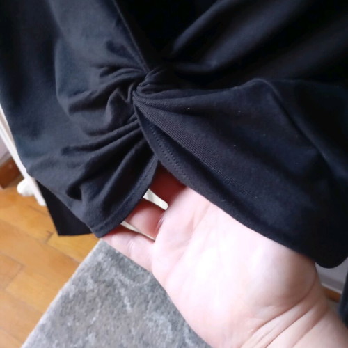 Crop top black like new, size M-L