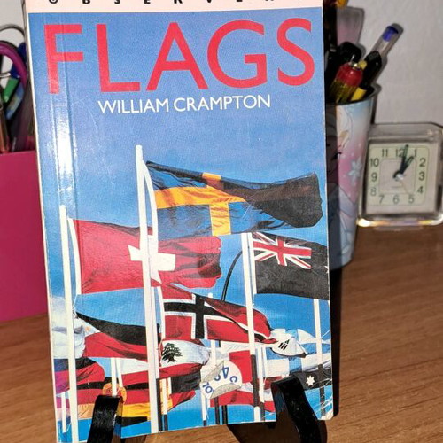 Flags William Crampton book used with flags of various countries