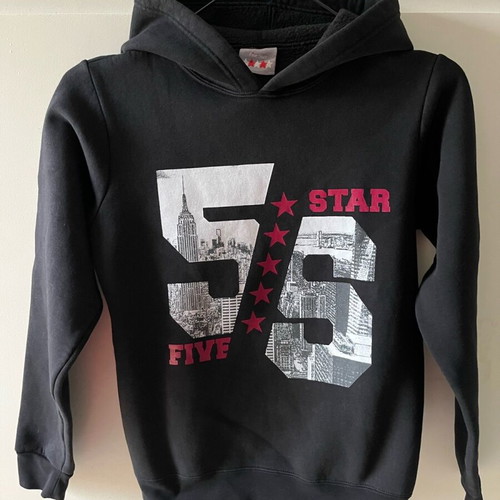Alouette black hoodie for boy 140cm 10 years used