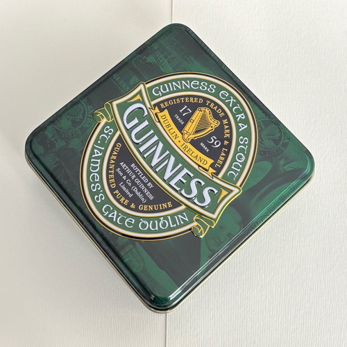 Collectible metal Guinness box new