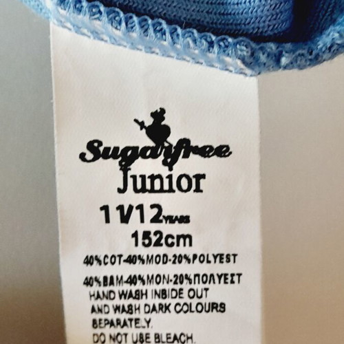 SugarFree skirt like new for 10-11 years, turquoise, zipper and pockets