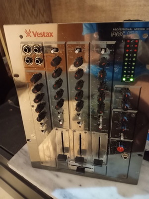 Vestax PMC 17A DJ mixer used, fully functional