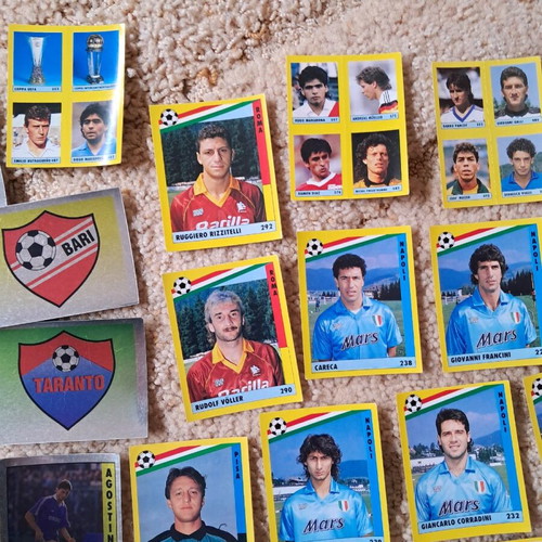Italian Campionato Il grande calcio 91 stickers like new, 100 pieces