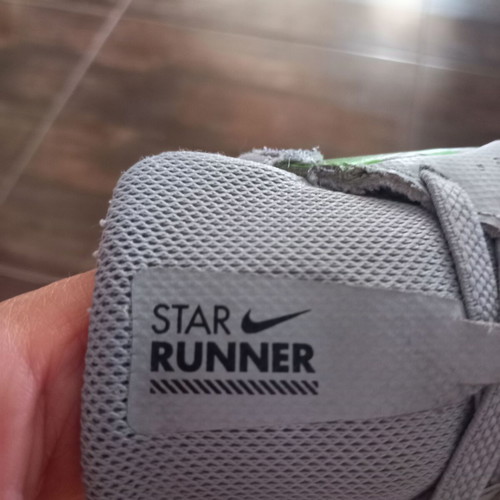 Nike children's running shoes size 32 used, gray, lightweight