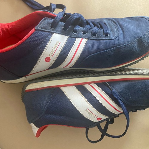 Cockers athletic shoes used, blue and red, size 45