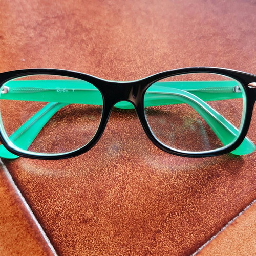 Ray Ban kids eyeglasses like new, black green