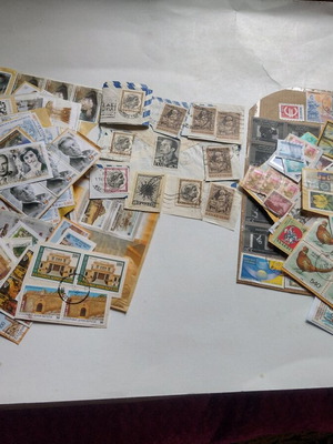 Γραμματόσημα αλληλογραφίας μεταχειρισμένα, 300+ ελληνικά και ξένα