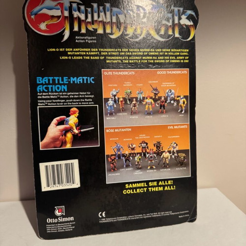 ThunderCats Jackalman action figure LJN 1986 new sealed box